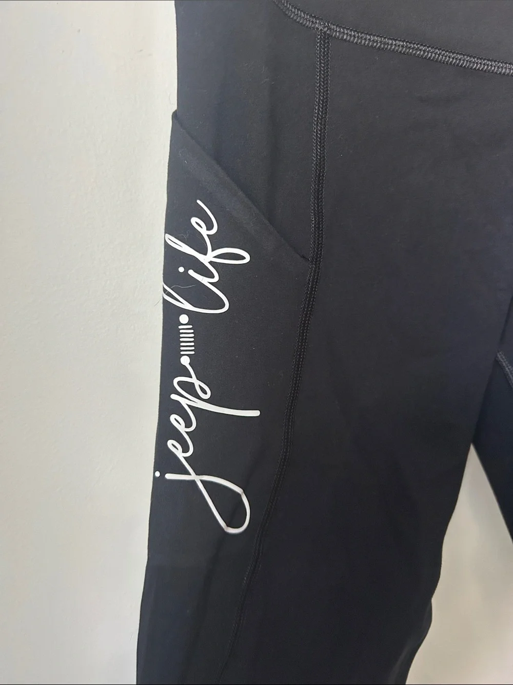 Ewedoos Black Jeep Life Active Leggings